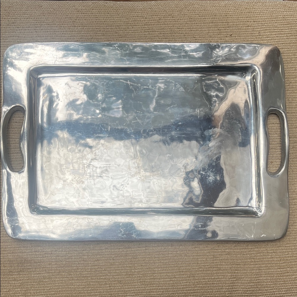 Pottery Barn Silver Serving Tray